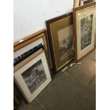 Two large engravings and other prints Catalogue only, live bidding available via our website, if you