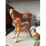 Beswick horse and foal Catalogue only, live bidding available via our website, if you require P&P