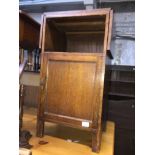 An oak cabinet with drop ends Catalogue only, live bidding available via our website, if you require