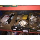 3 boxes of kitchen items and misc. Catalogue only, live bidding available via our website, if you