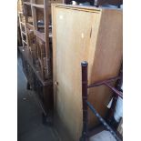Narrow light wood wardrobe Catalogue only, live bidding available via our website, if you require