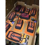 A box of 10 Lowepro camera bags. Catalogue only, live bidding available via our website, if you