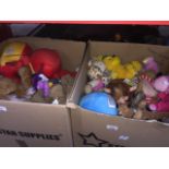 2 boxes of soft toys Catalogue only, live bidding available via our website, if you require P&P