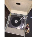 A vintage Dansette record player. Catalogue only, live bidding available via our website, if you
