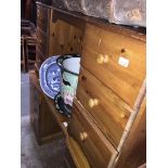 A pine dressing table. Catalogue only, live bidding available via our website, if you require P&P