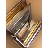 A box of pictures Catalogue only, live bidding available via our website, if you require P&P