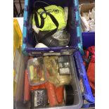 2 boxes of first aid equipment and survival bags. Catalogue only, live bidding available via our