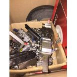 A box with various lathe tools. Catalogue only, live bidding available via our website, if you