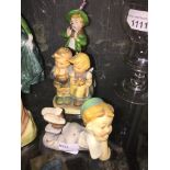 Hummel figure, Japanses figure and another Catalogue only, live bidding available via our website,
