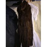 A fur jacket. Catalogue only, live bidding available via our website, if you require P&P please read