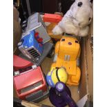 A box of children's toys Catalogue only, live bidding available via our website, if you require P&