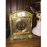 A G. Dimmer & Son onyx carriage clock Catalogue only, live bidding available via our website, if you