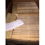 A box of furniture history magazines / pamphlets - 1967 to 2019. Catalogue only, live bidding