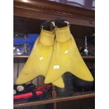 A pair of ForceFin Pro fins. Catalogue only, live bidding available via our website, if you