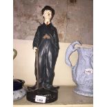 Plaster figure of Charlie Chaplin Catalogue only, live bidding available via our website, if you