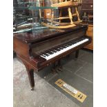 A John Broadwood & Sons baby grand piano Catalogue only, live bidding available via our website,