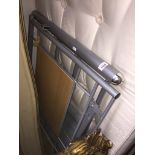 A metal double bed frame Catalogue only, live bidding available via our website, if you require P&