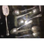Silver teaspoons Catalogue only, live bidding available via our website, if you require P&P please