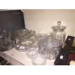 Selection of glassware Catalogue only, live bidding available via our website, if you require P&P
