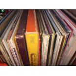 A red crate of LPs Please note, lots 1-1000 are not available for live bidding on the-saleroom.