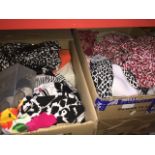 2 boxes of ladies clothes, etc. Please note, lots 1-1000 are not available for live bidding on the-