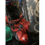 A Flympo electric lawnmower Please note, lots 1-1000 are not available for live bidding on the-