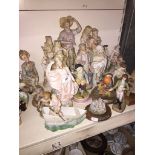 Various German and other bisque figures etc. Please note, lots 1-1000 are not available for live