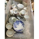 A quantity of assorted china tea ware. Please note, lots 1-1000 are not available for live bidding