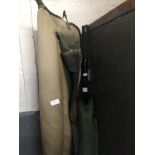 Two fishing rod bags and cases Please note, lots 1-1000 are not available for live bidding on the-