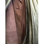 A tan coloured suede leather coat Please note, lots 1-1000 are not available for live bidding on
