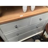 Modern Neptune furniture 2 over 2 chest of drawers Please note, lots 1-1000 are not available for