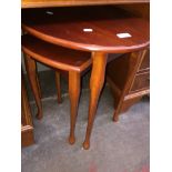 A nest of 2 tables Please note, lots 1-1000 are not available for live bidding on the-saleroom.