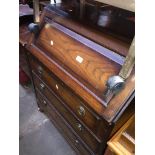An oak bureau Please note, lots 1-1000 are not available for live bidding on the-saleroom.com,
