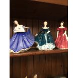 Three Royal Doulton figurines Please note, lots 1-1000 are not available for live bidding on the-