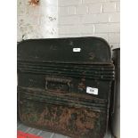 A tin trunk Please note, lots 1-1000 are not available for live bidding on the-saleroom.com, bidding