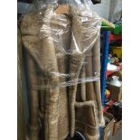 A Sheepskin coat (size 42) Please note, lots 1-1000 are not available for live bidding on the-