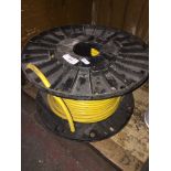 A drum of 3 core electric cable. Please note, lots 1-1000 are not available for live bidding on