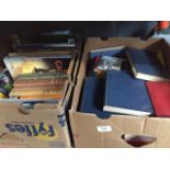 Two boxes of books including wood working books Please note, lots 1-1000 are not available for