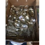 Approx 80 pieces of "G Silver cutlery" Silver plate Please note, lots 1-1000 are not available for