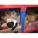 Two boxes of soft toys and dolls Please note, lots 1-1000 are not available for live bidding on