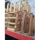4 wooden wine racks. Please note, lots 1-1000 are not available for live bidding on the-saleroom.