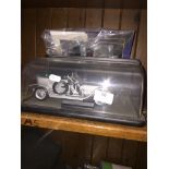 Franklin mint precision model - 1907 Rolls Royce "The Silver Ghost" car model in perspex case.