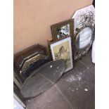 A collection of pictures and mirrors Please note, lots 1-1000 are not available for live bidding