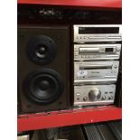 Technics stackable hifi system with pair of speakers, etc Please note, lots 1-1000 are not available