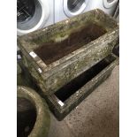 3 large rectangular troughs Please note, lots 1-1000 are not available for live bidding on the-