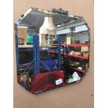 An Art Deco mirror Please note, lots 1-1000 are not available for live bidding on the-saleroom.