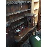 A 17th/18th century style oak dresser Please note, lots 1-1000 are not available for live bidding on