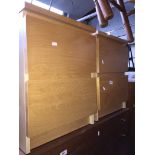 A pair of Ikea bedside drawers Please note, lots 1-1000 are not available for live bidding on the-