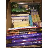 A box of sport and travel books and VHS Please note, lots 1-1000 are not available for live