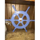 A ships wheel Please note, lots 1-1000 are not available for live bidding on the-saleroom.com,